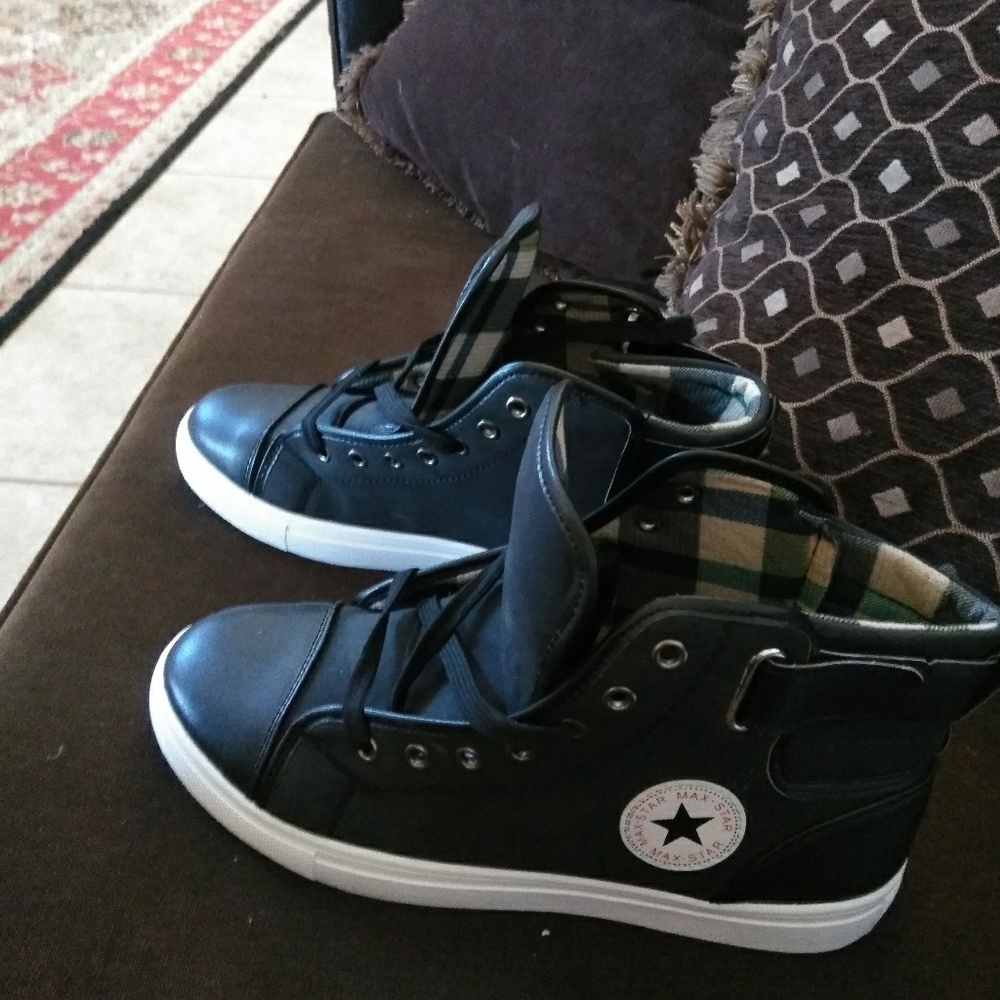 Pleather shoes